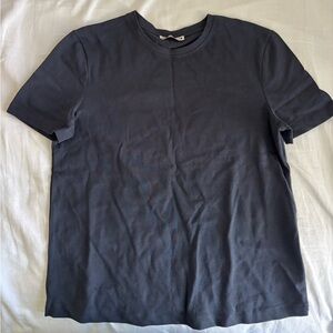 Zara oversized navy blue t shirt